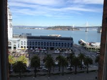 San Francisco Ferry Building and Treasure Island - Salesforce HQ: 1 Market Street